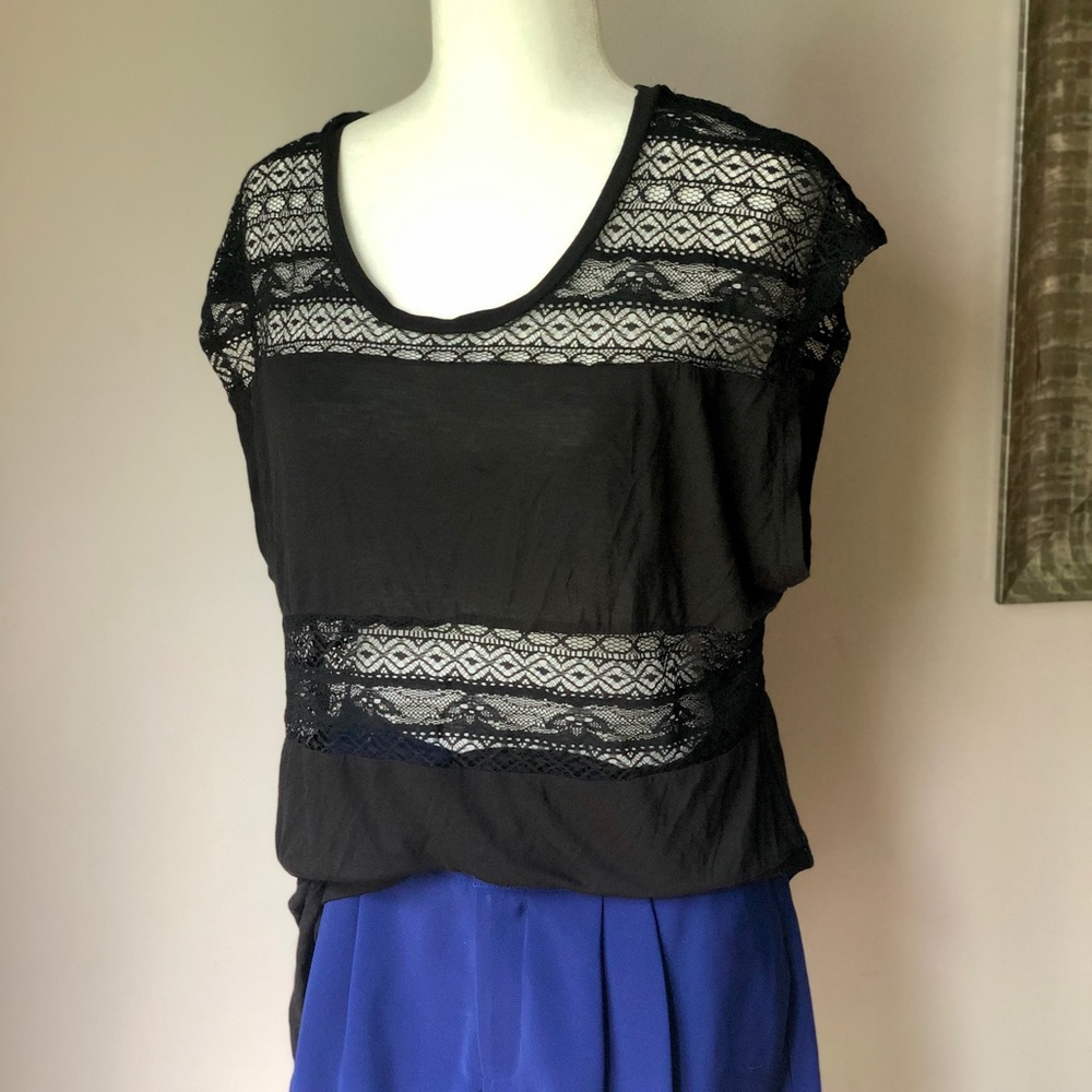 GentleFawn Black & Lace Top